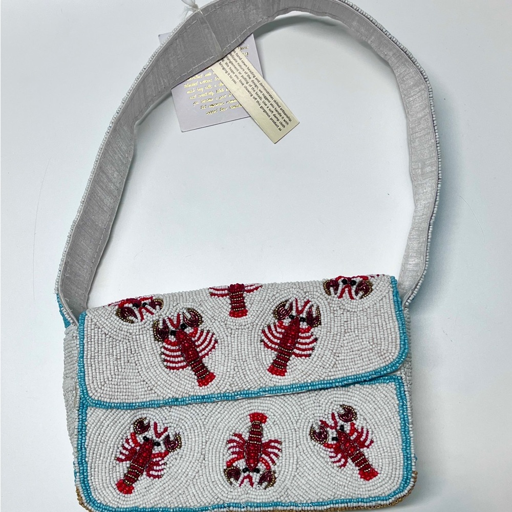 Lobster Beaded Bag NWT TikTok Instagram Viral Shoulder Bag